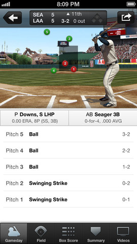 In time for the 2014 season MLBcom At Bat app receives iOS 7 makeover