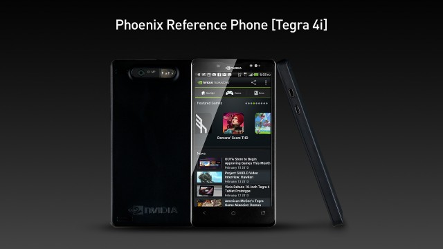 Nvidia will be using its "Phoenix" reference phone to show Tegra 4i off to its partners.