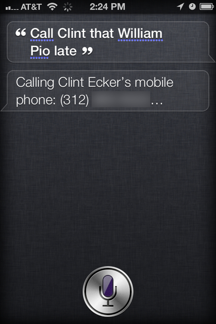 Siri can be frustrating at times, and brilliant at others.