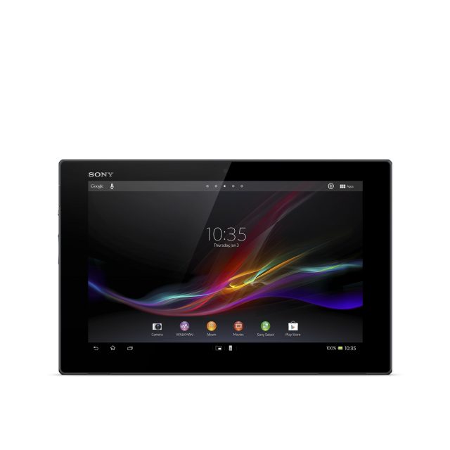 The Sony Xperia Tablet Z, one of the hardiest and most svelte tablets we've seen.