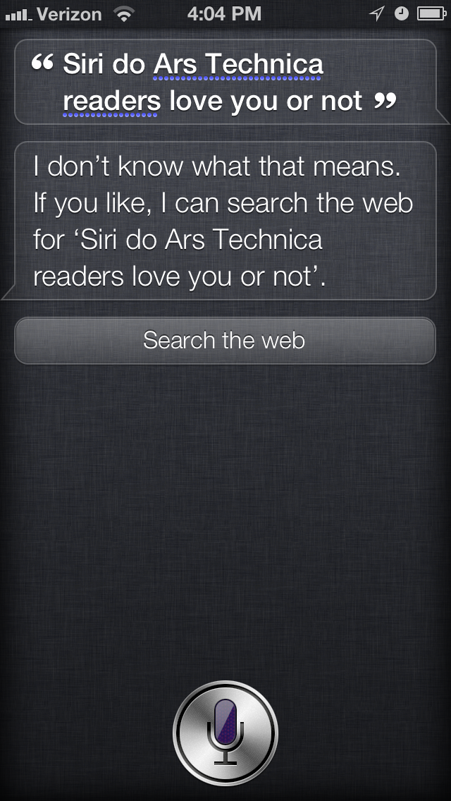 Ars readers weigh in: Bring us Siri on OS X! - Ars Technica