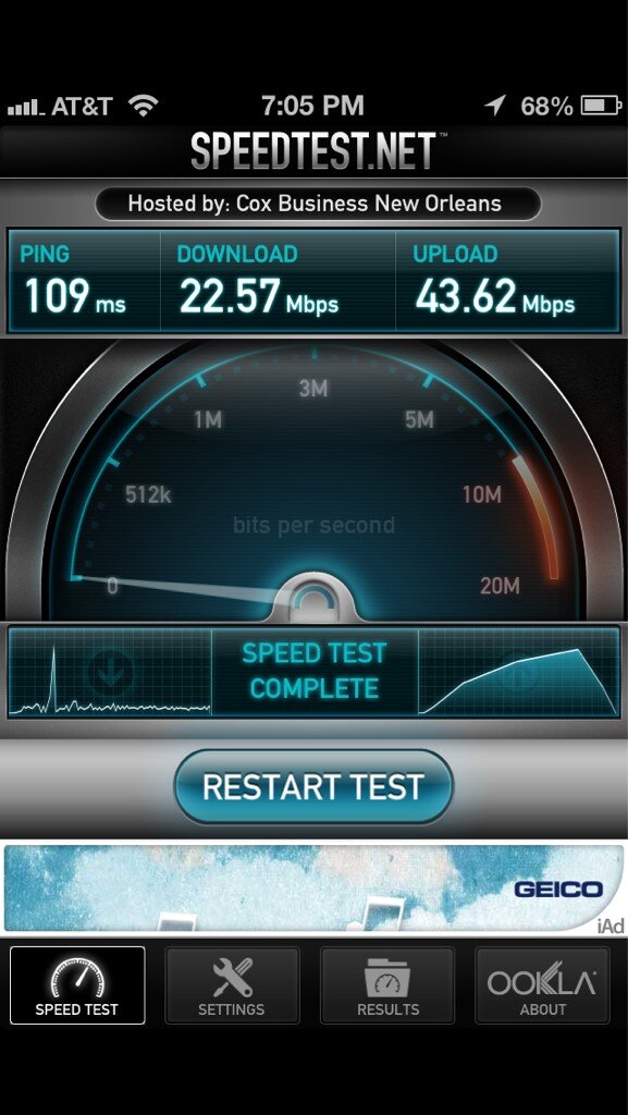 Celcom speed test in my area