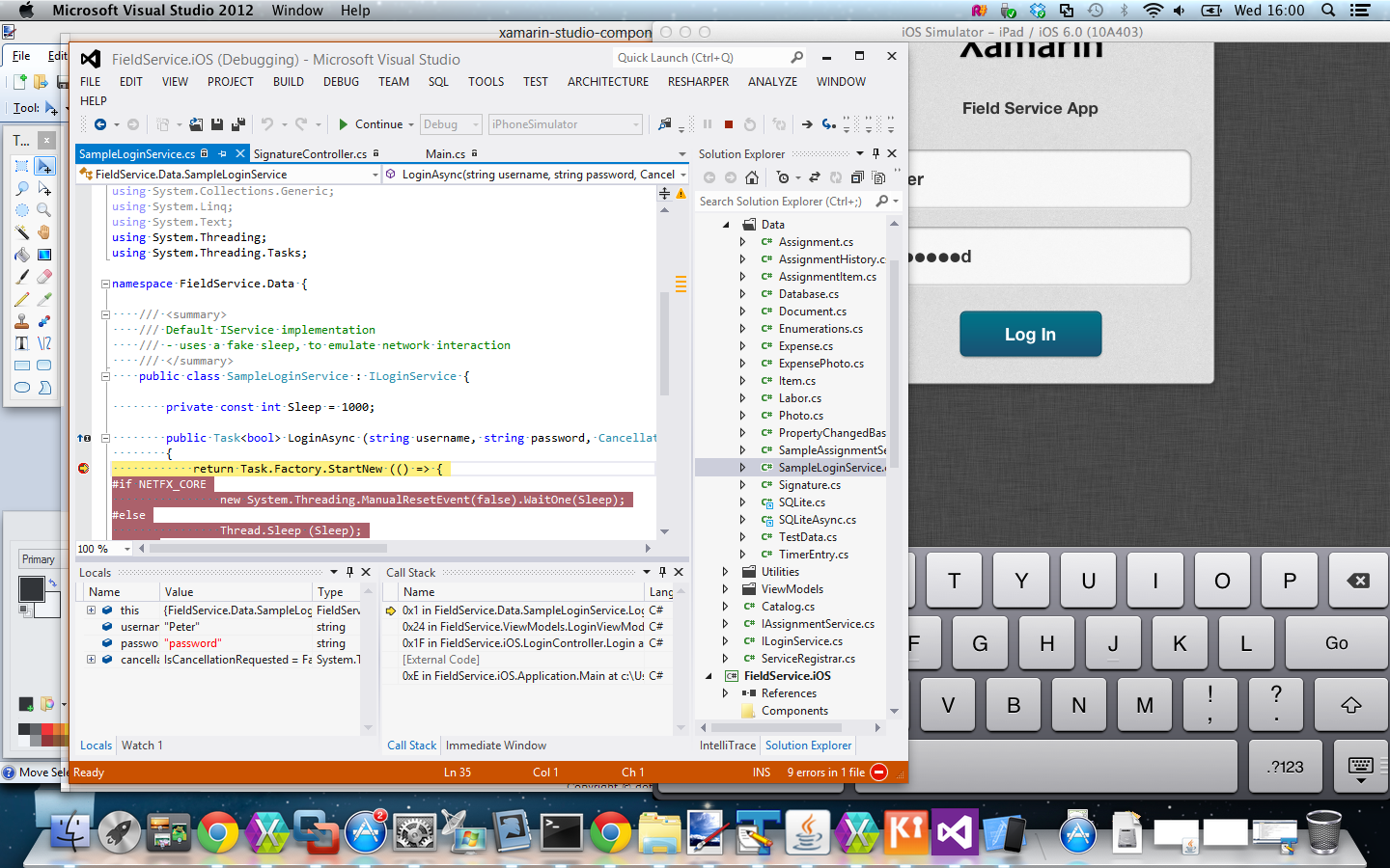 visual studio for mac testing on android device
