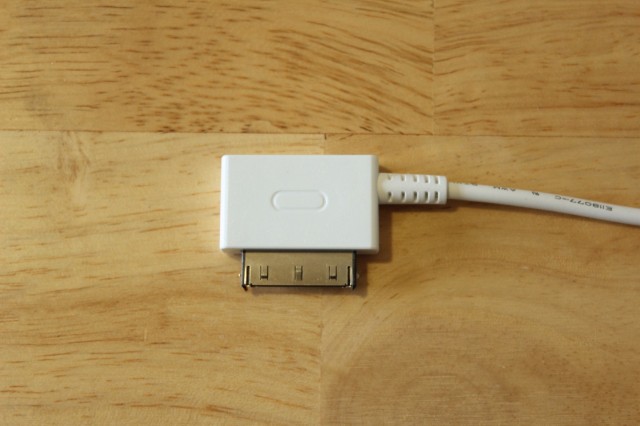 The W510's proprietary power connector for both the tablet and the dock.