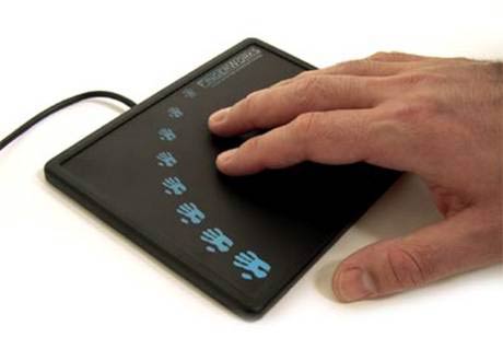 The iGesture pad manufactured by FingerWorks.