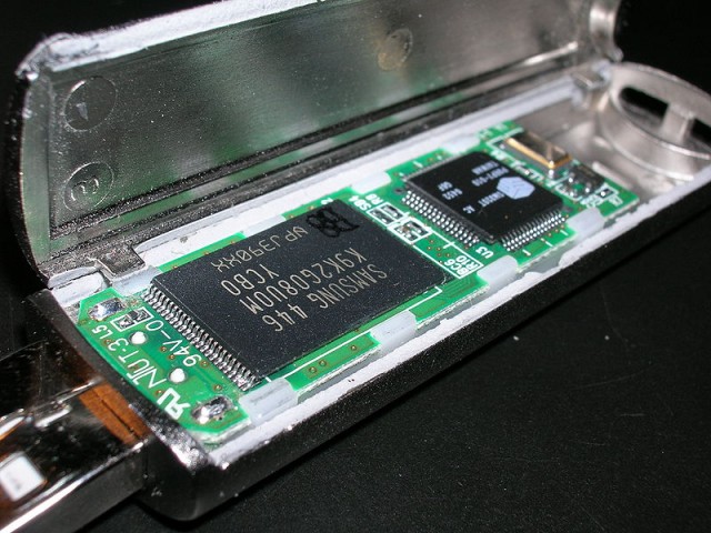 The new development could eventually make flash chips like these obsolete.
