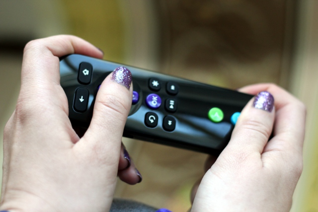 Flip the remote over to use it as a game controller.