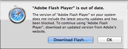 Apple blacklists older versions of Flash plugin due to security risk