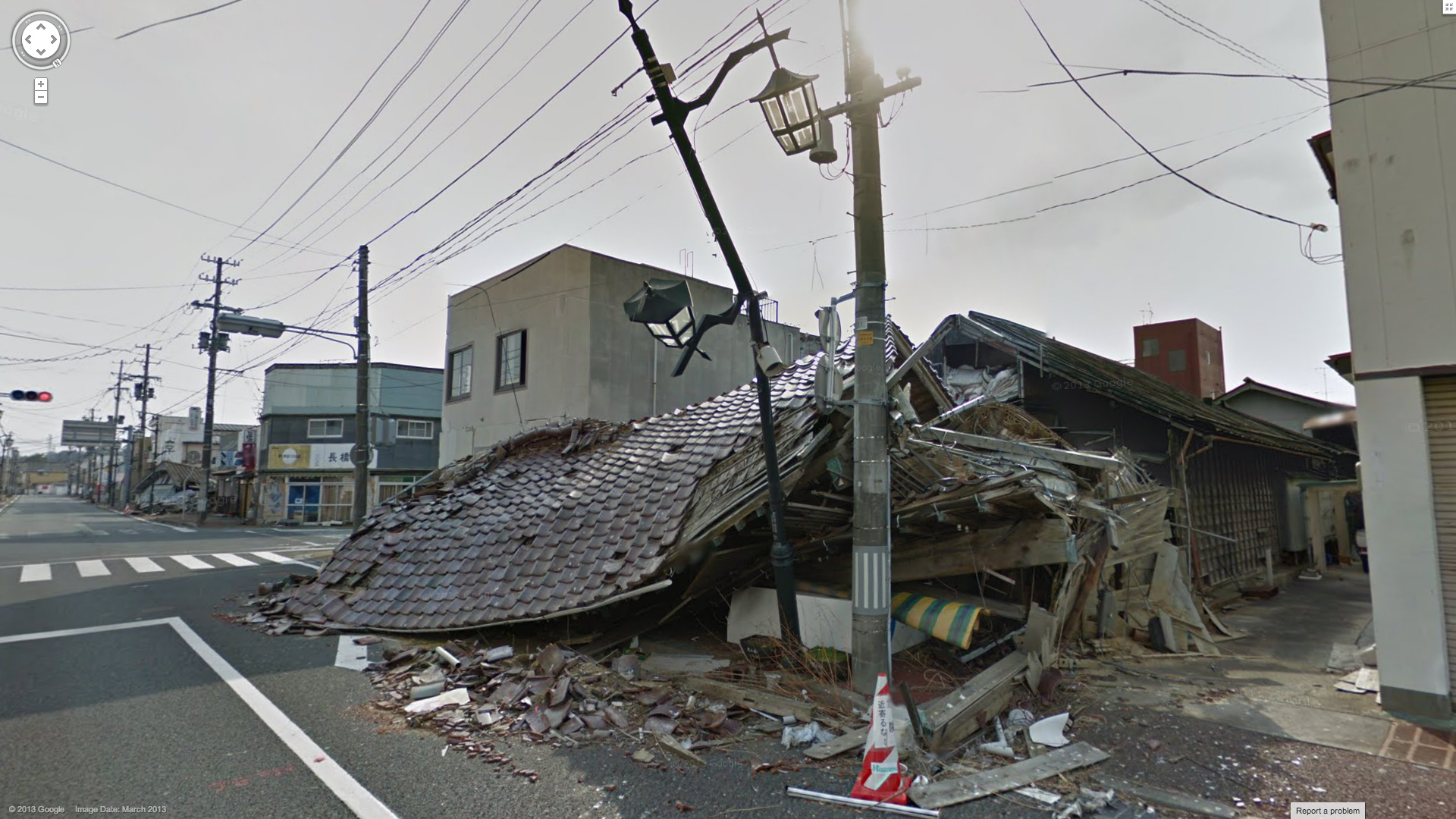 What remains of an irradiated, damaged, and abandoned Japanese