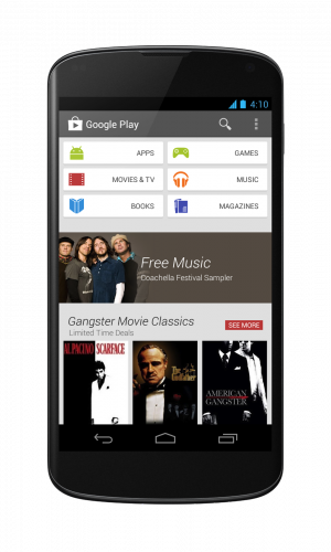 The new Google Play Store.