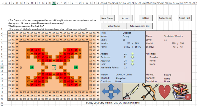 How To Make A Game In Microsoft Excel?