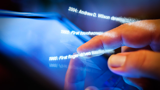 From touch displays to the Surface: A brief history of touchscreen technology