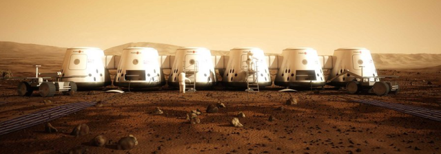 Space Colony On Mars