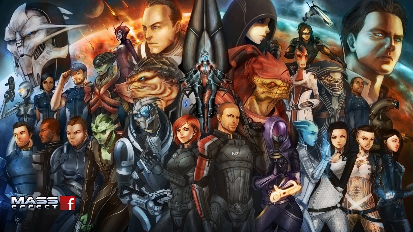 mass effect wallpaper squad