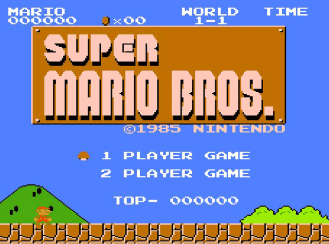 super mario old version game