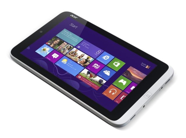 Amazon has spilled the beans on the first small Windows 8 tablet we've seen, Acer's 8.1-inch Aspire W3-810.