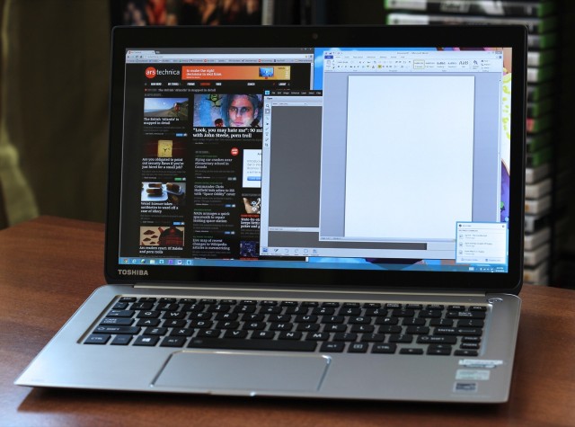 You can run the Kirabook at native resolution with no scaling, but we wouldn't recommend it.
