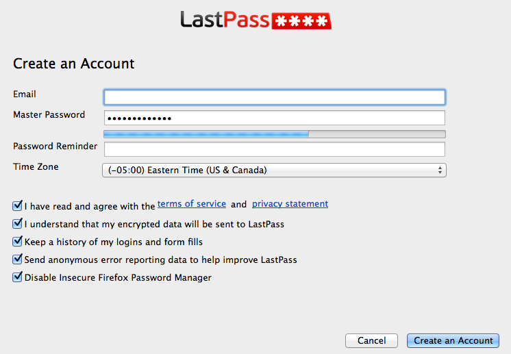 lastpass random password