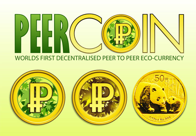 PPCoin logo concepts.