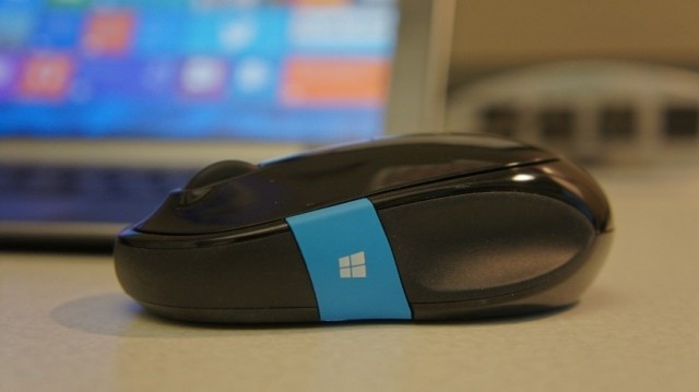 The Sculpt Touch Mouse. The blue bit is where the magic is.