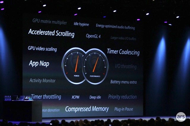 Apple execs talk up the new features in OS X Mavericks.