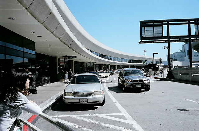 Hopefully none of these cars at SFO are in for a citizen arrest. 