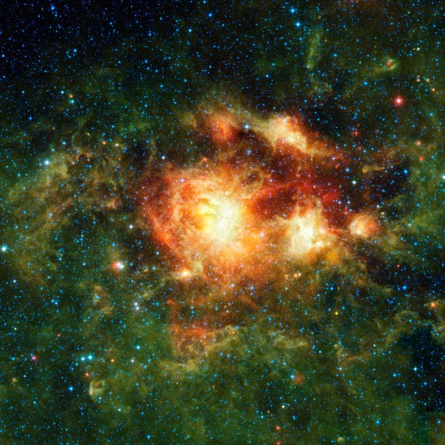 The gas cloud around these stars could be undergoing chemical reactions that we had previously thought were impossible.