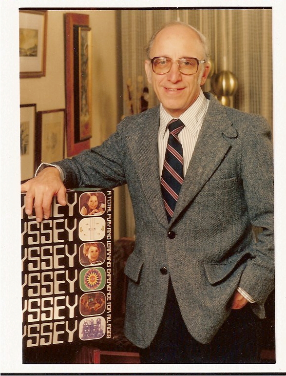 Baer poses with the Odyssey in 1972.