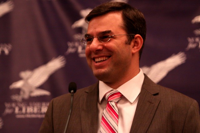 Rep. Justin Amash (R-MI) sponsored the amendment that led to today's close vote.