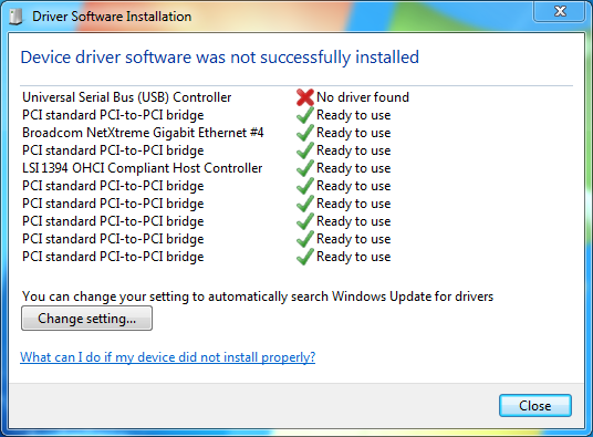 Drivers LSI USB Devices