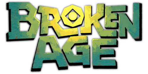 The logo for new Double Fine game <em>Broken Age</em>.