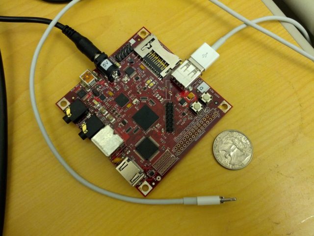 The Mactans charger uses a BeagleBoard for its computational power.