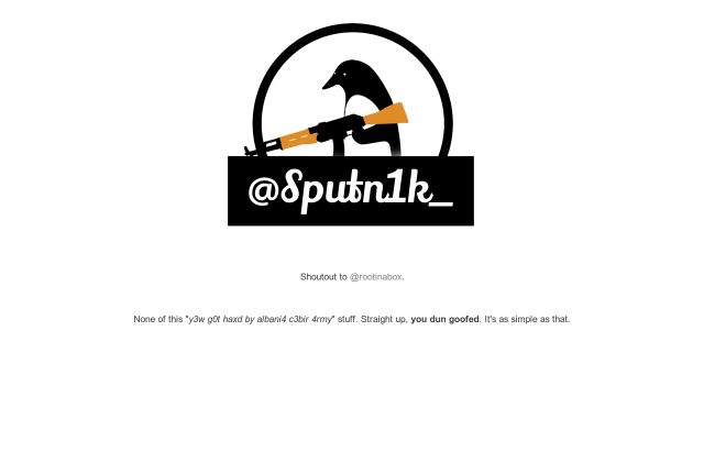 The defacement left on the Ubuntu Forums website.