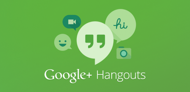 google hangouts share screen with chat