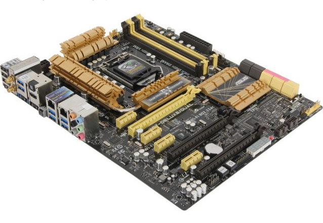 Asus' fancy (and expensive) new Thunderbolt 2-equipped motherboard.