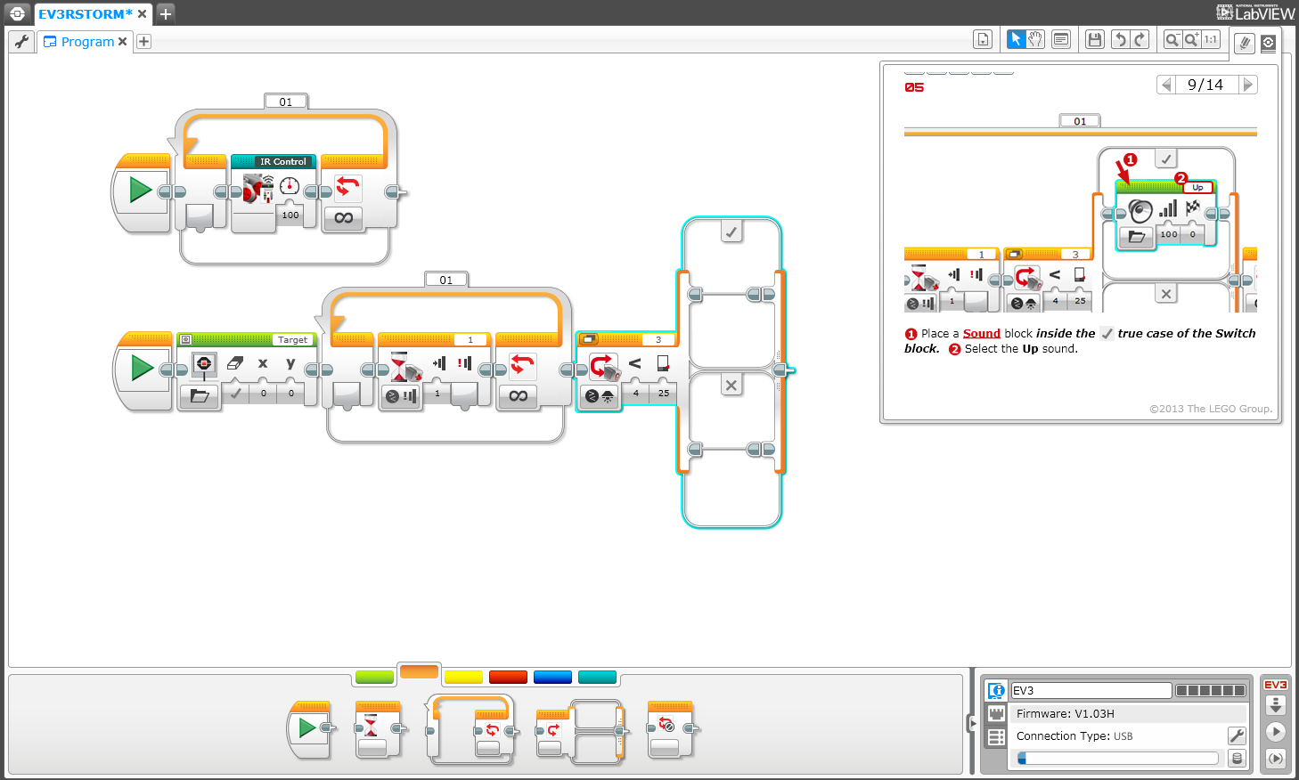 Lego mindstorm best sale coding language