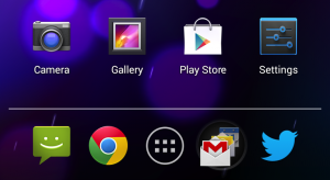 "Normal" Nexus 4 icons.