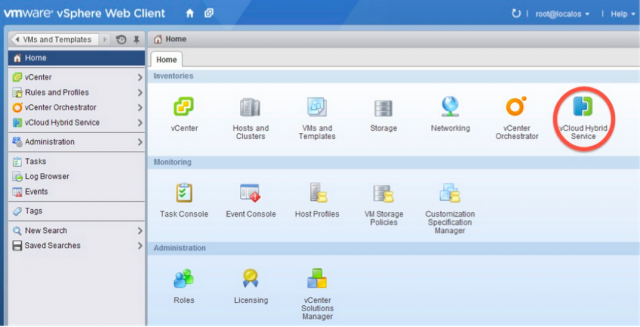 vCloud Hybrid Service integrates with on-premises VMware deployments.