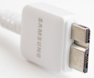  The included micro-USB 3.0 cable.