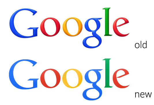 Google new logo comparison