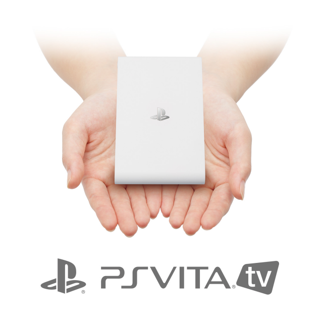 You will hold the Vita TV like this exactly once, then it will sit largely unused in your entertainment center.