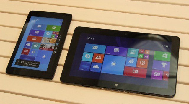 Dell's Venue 8 and Venue 10 tablets are Intel-powered tablets running Windows 8.1, not Windows RT.