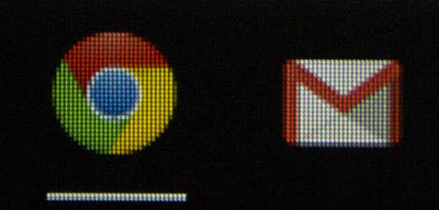 The Chromebook 11's color and contrast are similar to the Chromebook Pixel, but its pixel density is lower.