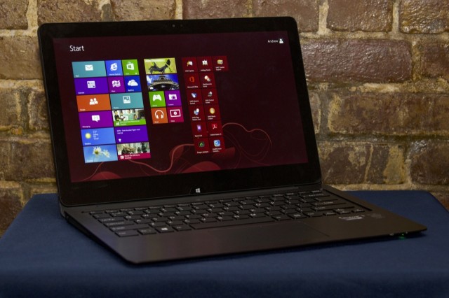 The VAIO Flip 13, Sony's latest convertible Ultrabook.