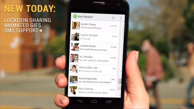 Google Hangouts on mobile finally integrates SMS
