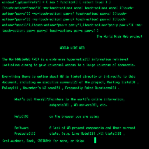 Sharp Line Mode Tag: line-mode browser - Ars Technica