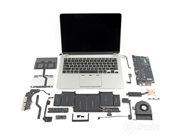 iFixit: Hard-to-fix 13” MacBook Pro now has only one | Technica