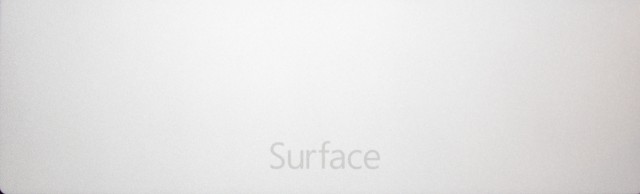 The Surface logo replaces the Windows logo on the back of the machine.