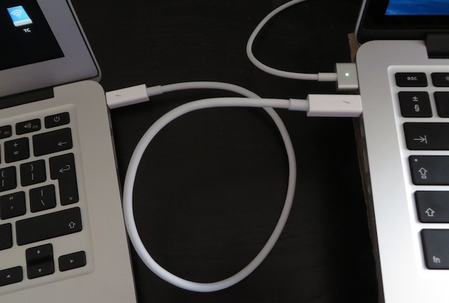 connect mac to mac with thunderbolt