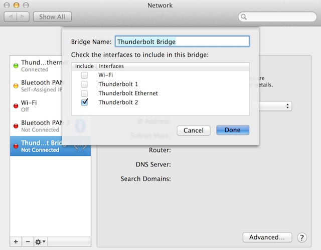 thunderbolt driver for mac mavericks